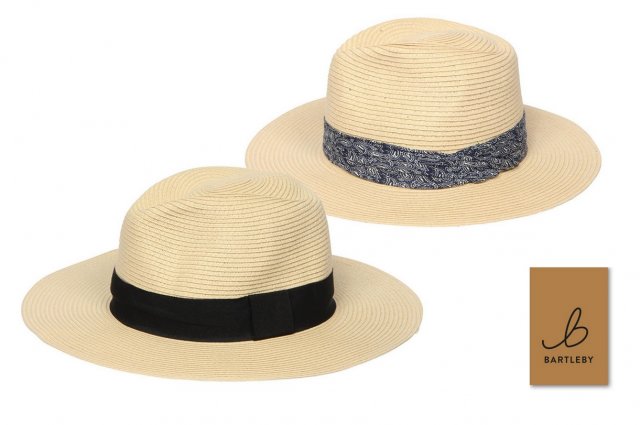 Bartleby Bartleby Adult Straw Fedora Hat