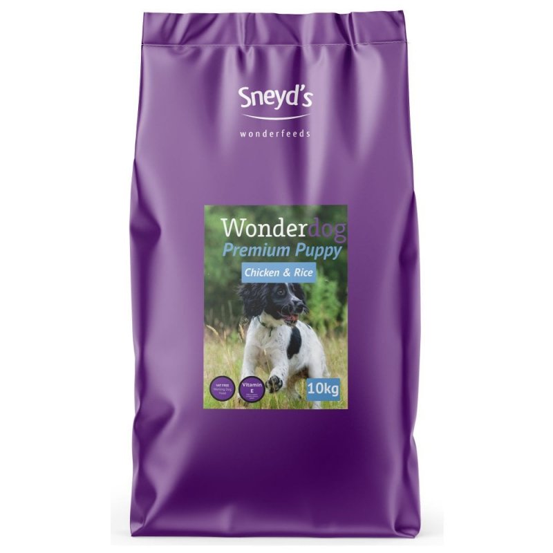 Sneyds Sneyds Wonderdog Chicken & Rice Premium Puppy - 15kg