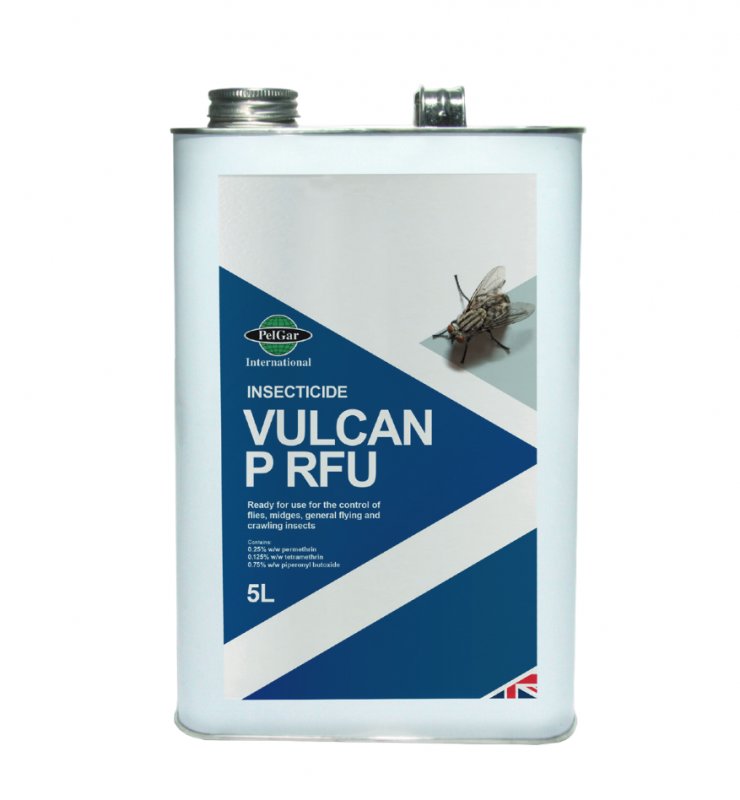 Pelgar/UF Vulcan P Dairy Fly Spray - 5L