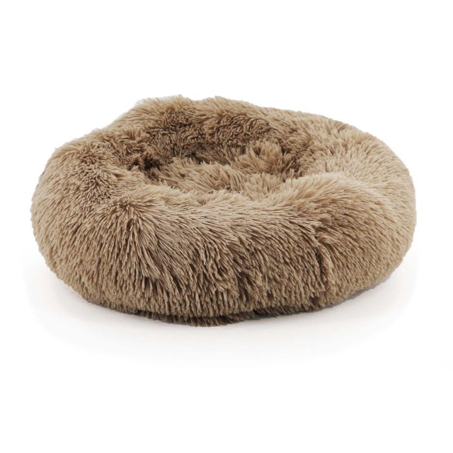 Ancol Ancol Super Plush Donut Bed - 50cm Oatmeal