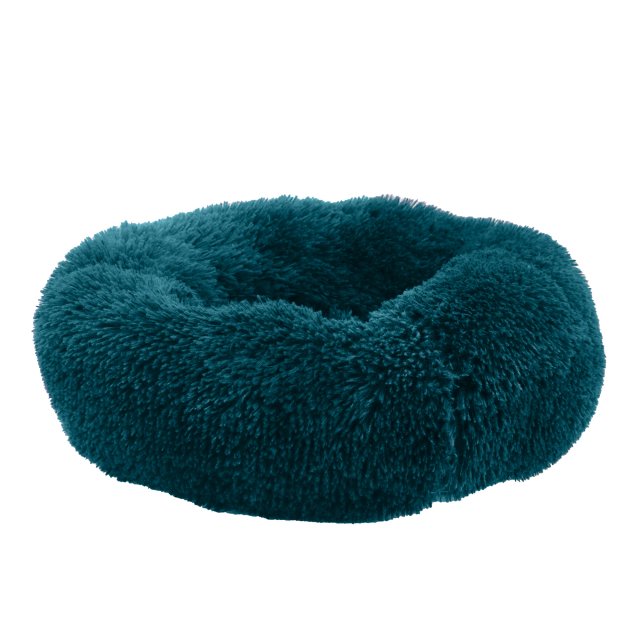 Ancol Ancol Super Plush Donut Bed - 50cm Teal