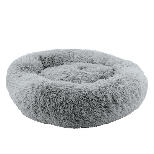 Ancol Ancol Super Plush Donut Bed - 70cm Slate Grey