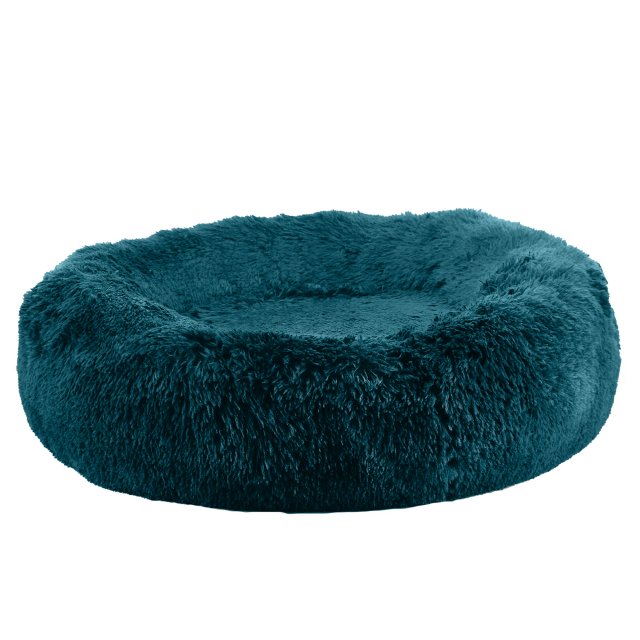 Ancol Ancol Super Plush Donut Bed - 100cm Teal