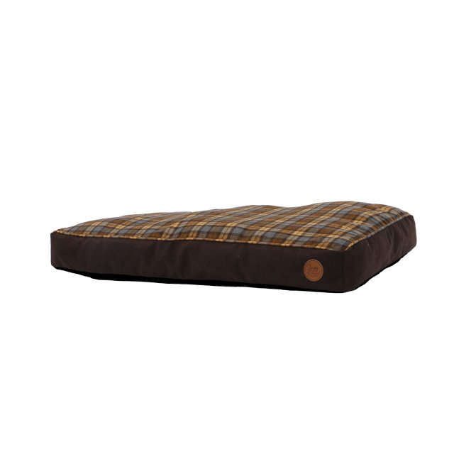 Ancol Ancol Brown And Blue Tartan Mattress - 75 x 60cm