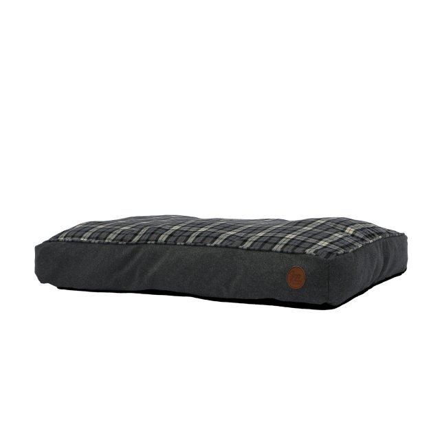 Ancol Ancol Black And Grey Tartan Mattress - 75 x 60cm