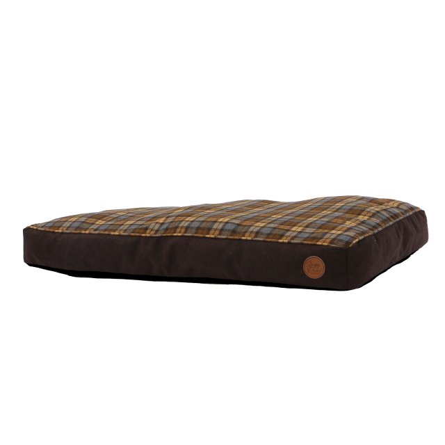 Ancol Ancol Brown And Blue Tartan Mattress - 100 x 70cm