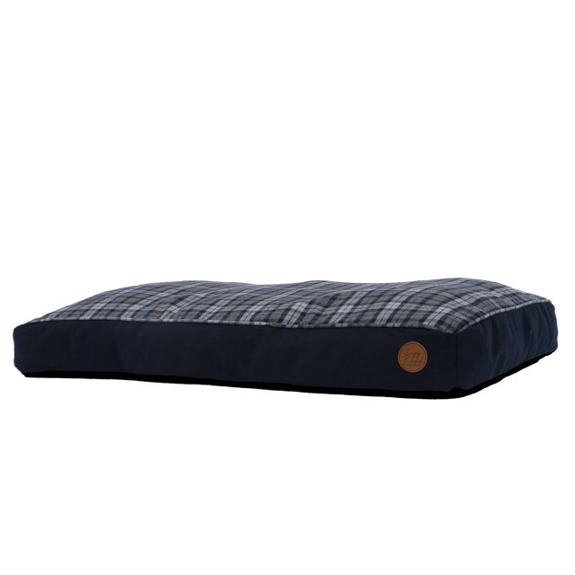 Ancol Ancol Blue And Grey Tartan Mattress - 100 x 70 cm