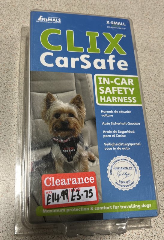 Company of Animals Clix Carsafe - XS