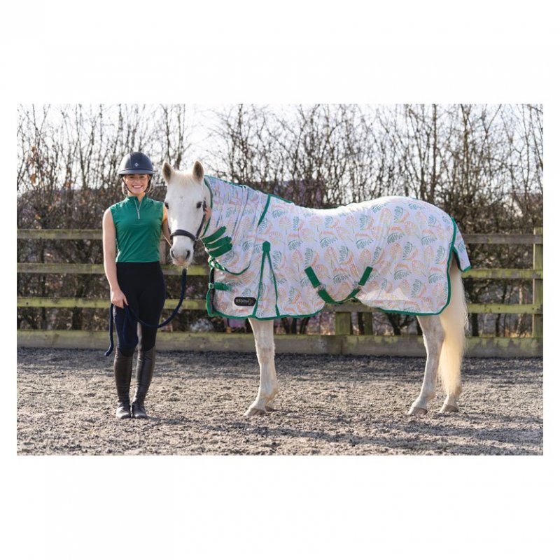 Hy Equestrian StormX Original Tropical Paradise Combi Fly Rug