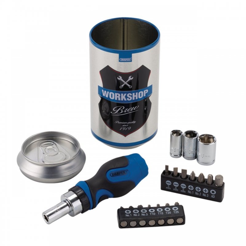 Draper Draper Stubby Driver Kit - Workshop Brew