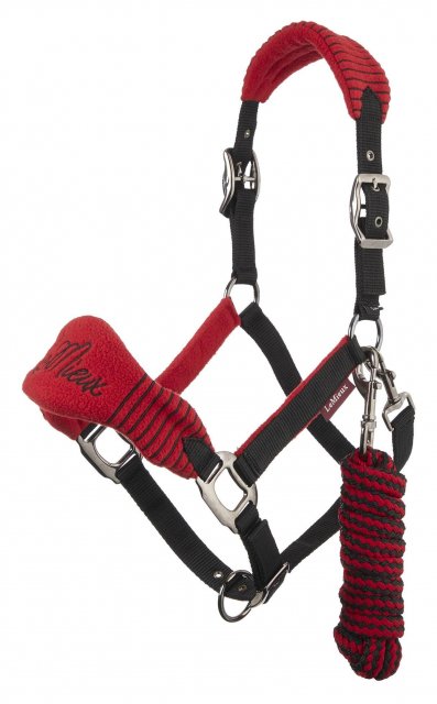 Licol LeMieux Vogue Avec Polaire - Taille Hunter Green, Laisse Incluse Pour Cheval