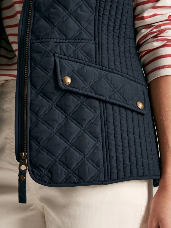 Joules minx quilted vest 2025