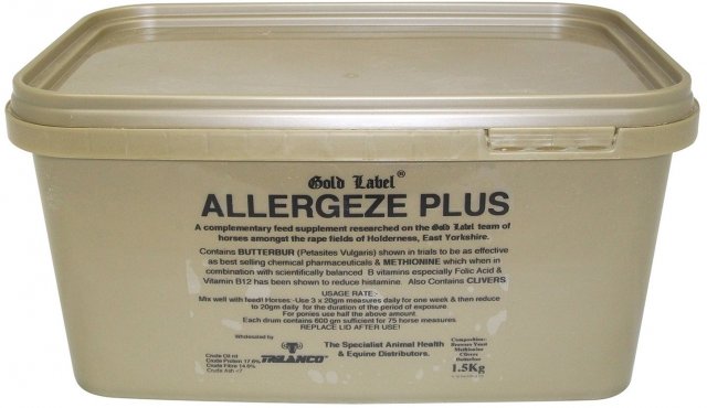 Gold Label Gold Label Allergeze Plus - 1.5kg