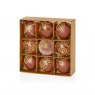 Premier Decorations Premier Sepia Decorated Balls - 9 x 60mm