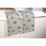 Premier Decorations Premier Set Of 2 Christmas Dog Tea Towel - 65cm