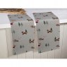 Premier Decorations Premier Set Of 2 Christmas Dog Tea Towel - 65cm