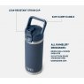 YETI YETI RAMBLER 18 OZ COLOUR STRAW BOTTLE
