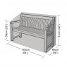 Garland Garland Cover 3 Seater Bench