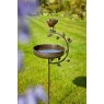 Tom Chambers Robin And Leaf Bird Bath