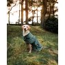 Danish Design Towelling Dog Robe Green