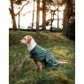 Danish Design Towelling Dog Robe Green