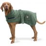 Danish Design Towelling Dog Robe Green