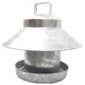 Outdoor Poultry Feeder Galv - 6.5kg Outdoor Poultry Feeder Galv - 6.5kg