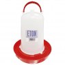 Eton Plastic Poultry Drinker Red/green Base