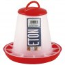 Eton Plastic Chick Silo Feeder Red Base Eton