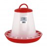 Eton Plastic Chick Silo Feeder Red Base Eton