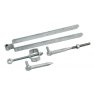 Gate Hanging Irons 24' - Adjustable Set For Wood Gate Gate Hanging Irons 24' - Adjustable Set For Wood Gate