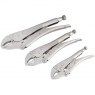 Draper 3pc Self Grip Plier 3 Set