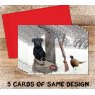 Kitchy & Co Kitchy & Co Christmas Card - 5pk