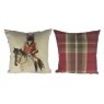 Grays Mister Fox Cushion With Tweed Reverse