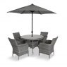 Monaco 4 Seat Dining Set