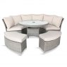 Monaco Monaco Stone Dining Modular Curved