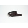 Oxford Leathercraft Charles Smith 35mm Leather Belt With Gun Metal Buckle