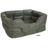 P&L superior Pet Beds P&l Country Dog Heavy Duty Rectangular Drop Fronted Waterproof Softee Dog Beds