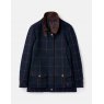 Joules Joules Fieldcoat Tweed Coat Navy Blake Tweed