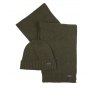 Barbour Carlton Fleck Set Beanie & Scarf