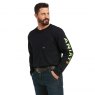 Ariat Ariat Rebar Workman Logo Long Sleeve Men's T-shirt