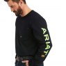 Ariat Ariat Rebar Workman Logo Long Sleeve Men's T-shirt