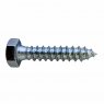 Bolt M10x75mm Bzp Coach Screw - 5pk