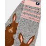 Joules Joules Fluffy Socks - Grey Hare