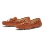 Chatham Chatham Aria Suede Driving Moccasin Cognac