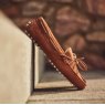 Chatham Chatham Aria Suede Driving Moccasin Cognac