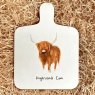 Mini Chopping Board Highland Cow Mini Chopping Board Highland Cow