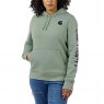 Carhartt Carhartt Ladies' Logo Sleeve Graphic Hoodie