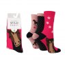 Platinum Ladies' Jacquard Crew Socks