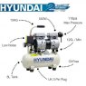 Hyundai Hyundai 8 Litre Air Compressor, 4CFM/118psi, Silenced, Oil Free, Direct Drive 0.75hp | HY5508